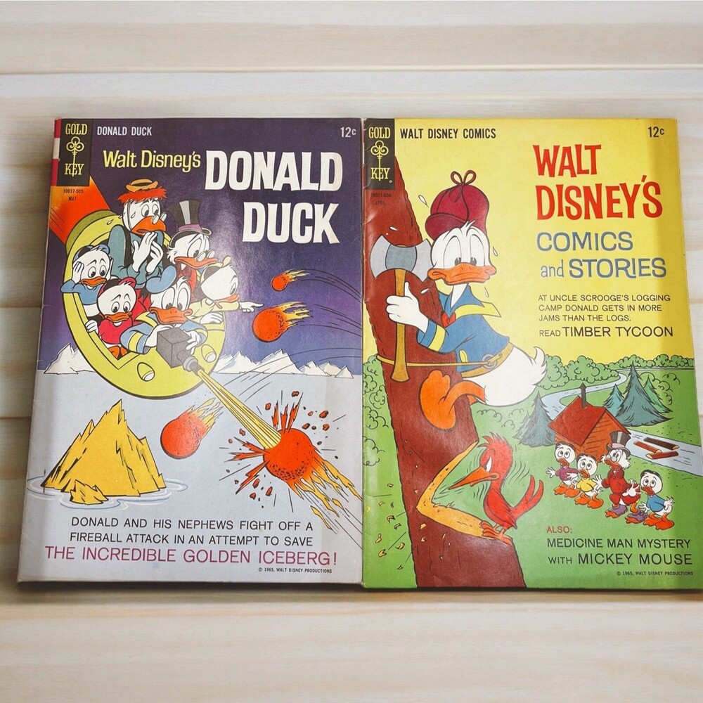 VTG Retro Collectors Walt Disney’s Donald Duck Comics 1965 Gold Key (2)